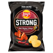 Lay's Strong Hot Chicken Wings Flavoured Potato Chips 65 g