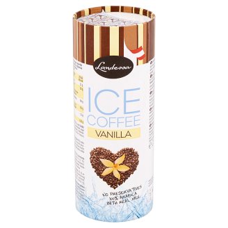 Landessa Ice Coffee Vanilla UHT vanília ízű kávéital teljes tejjel és tejszínnel 230 ml