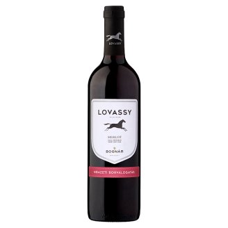 Lovassy Dunántúli Merlot édes vörösbor 10,5% 750 ml
