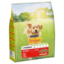 Friskies Active száraz kutyaeledel marhával 3 kg