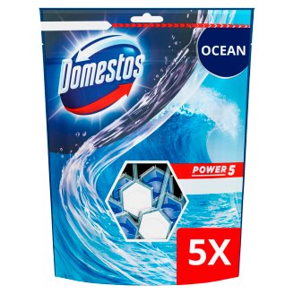 DOMESTOS Power5 WC frissítő blokk Ocean 5 x 55 g