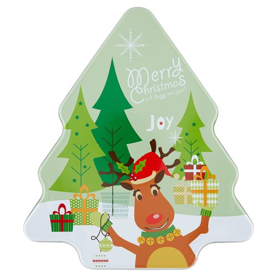 Tesco Christmas Tree Shape Metal Cookie Box Tesco Online, Tesco From