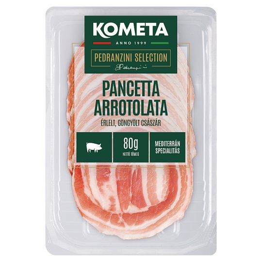 Kometa Pancetta Arrotolata Sliced Aged Rolled Kaiser 80 g