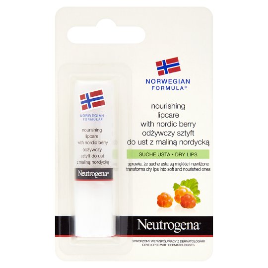 Neutrogena Norvég Formula tápláló ajakápoló sarki szederrel száraz ajkakra 4,8 g