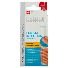 Eveline Cosmetics Nail Therapy Professional körömgomba elleni lakk, teafa olaj tartalommal 12 ml