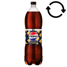 Pepsi Zero Cola Flavoured Energy-Free Carbonated Drink with Sweeteners and Mango Flavour 2 l