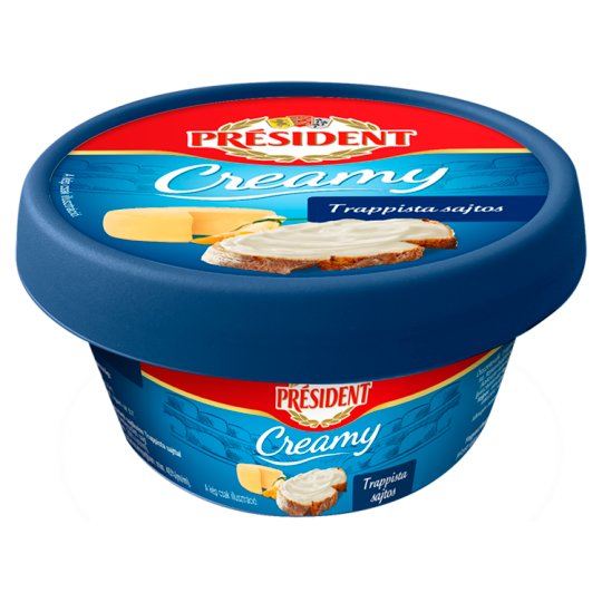 Président Creamy trappista sajtos kenhető ömlesztett sajt 125 g