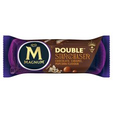 Magnum Double Starchaser Chocolate, Caramel, Popcorn Flavoured Ice Cream 85 ml