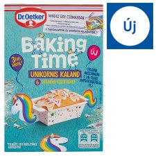 Dr. Oetker Baking Time Unikornis kaland süteménypor cukormázporral és dekorcukorral 300 g