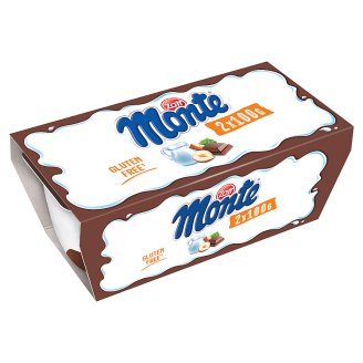 Zott Monte csokoládés, mogyorós tejdesszert 2 x 100 g