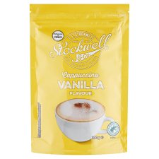 Stockwell & Co. azonnal oldódó, vanília ízű kávés italpor 100 g