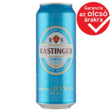 Rastinger alkoholmentes világos sör 0,5% 500 ml