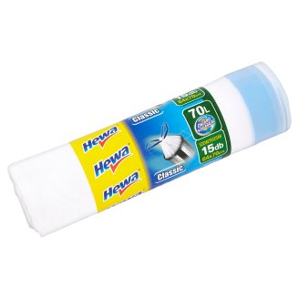 Hewa Szemeteszsák önzáró szalaggal 70 l 15 db