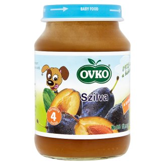 Ovko glutén- és tejszármazékmentes szilva bébidesszert 4 hónapos kortól 190 g
