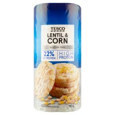 Tesco Puffed Lentil & Corn Snack 130 g