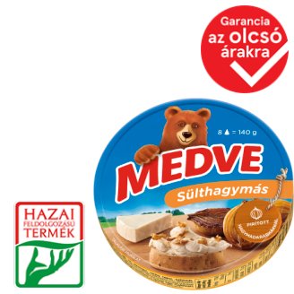 Medve sülthagymás kenhető, félzsíros ömlesztett sajt 8 db 140 g