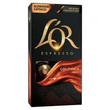 L'OR Espresso Colombia őrölt-pörkölt kávé kapszulában 10 db 52 g