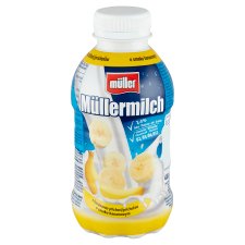 Müller Müllermilch Banana-Flavored Low-Fat Milk Drink 400 g