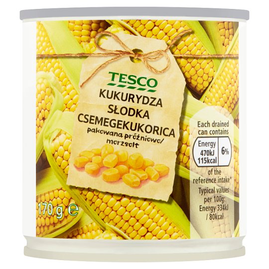 Tesco Crumbled Sweetcorn 170 g