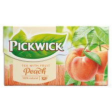 Pickwick Peach Flavoured Black Tea 20 Tea Bags 30 g