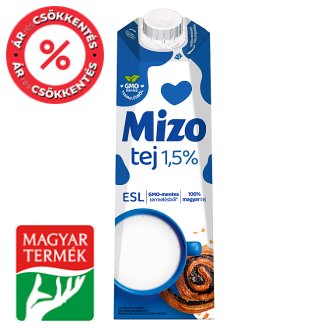 Mizo zsírszegény tej 1,5% 1 l