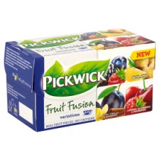 Pickwick Fruit Fusion Fruit and Herbal Tea Variations 20 Tea Bags 40 g