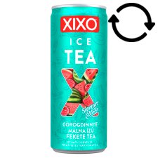 XIXO Ice Tea Watermelon and Raspberry Flavored Iced Tea with Fruit Juice and Tea Extract 250 ml