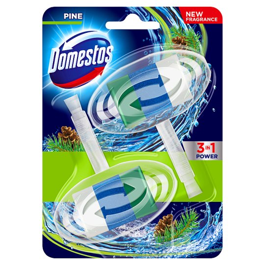 Domestos 3in1 Pine WC-rúd 2 x 40 g