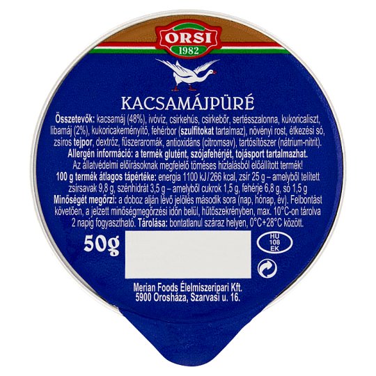 Orsi Duck Liver Puree 50 g