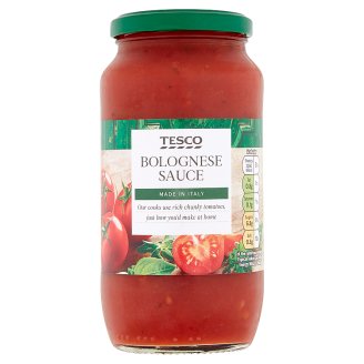 Tesco paradicsomszósz tésztához vöröshagymával és fűszerekkel 500 g