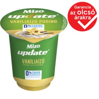 Mizo Update 1 vanília ízű puding édesítőszerekkel és tejszínhabbal 125 g