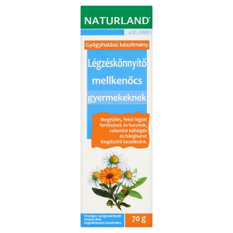 Naturland légzéskönnyítő mellkenőcs gyermekeknek 70 g