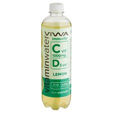 Viwa Vitaminwater Lemon-Flavored Non-Carbonated Soft Drink with Reduced Energy Content 600 ml