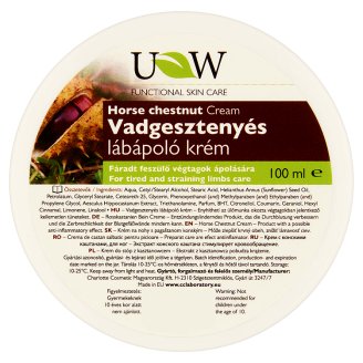 UW vadgesztenye lábápoló krém fáradt feszülő végtagok ápolására 100 ml