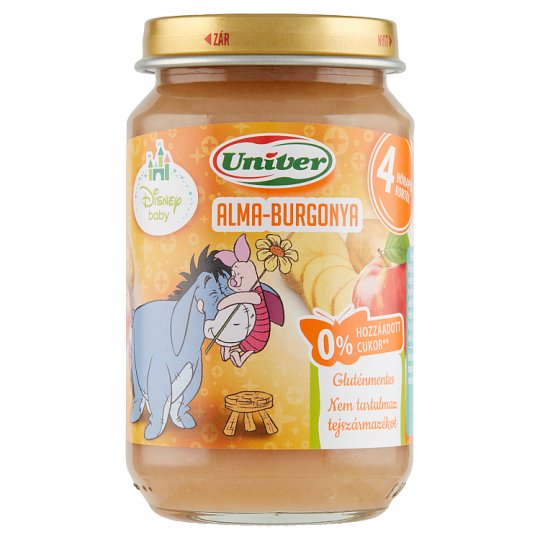 Univer alma-burgonya bébidesszert 4 hónapos kortól 163 g
