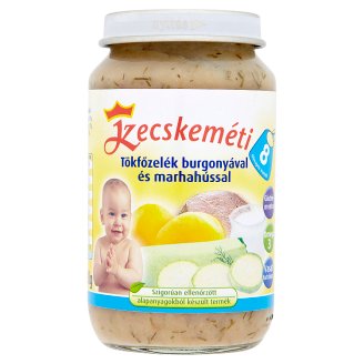 Kecskeméti gluténmentes tökfőzelék burgonyával és marhahússal 8 hónapos kortól 220 g