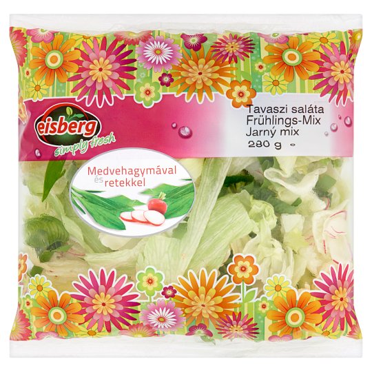 Eisberg tavaszi saláta medvehagymával és retekkel 280 g
