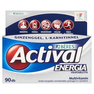 Béres Actival Energia filmtabletta 90 db 118 g