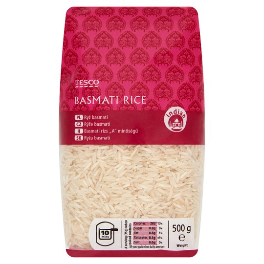 Tesco „A" minőségű basmati rizs 500 g