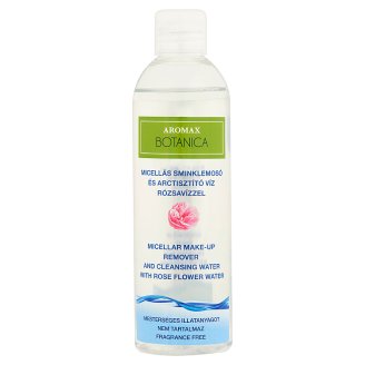 Aromax Botanica micellás sminklemosó és arctisztító víz rózsavízzel 250 ml