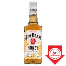 Jim Beam Honey méz ízesítésű Bourbon whiskey alapú likőr 32,5% 0,7 l