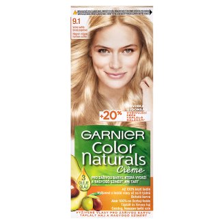 Garnier Color Naturals Crème 9.1 nagyon világos szőke tápláló tartós hajfesték