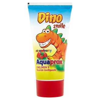 Aquaprox Dino Smile eper ízű fluoridos fogkrém 60 g