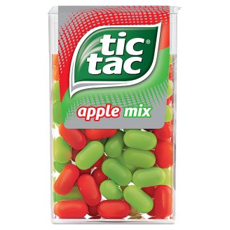 Tic Tac Apple Mix almaízű cukordrazsé 49 g