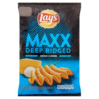 Lay's Maxx Sajtos-újhagymás ízű burgonyachips 70 g