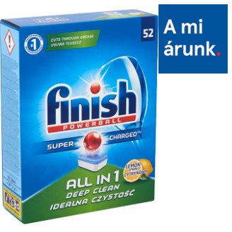 Finish All in 1 Lemon Sparkle Dishwasher Tablets 52 pcs