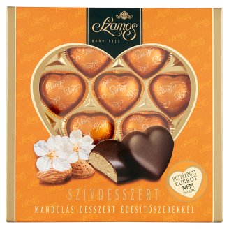 Szamos Szívdesszert mandulás desszert édesítőszerekkel 10 db 130 g