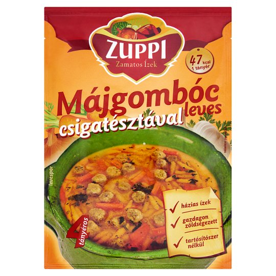 Zuppi májgombócleves csigatésztával 60 g