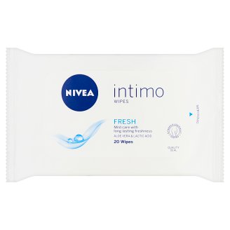 NIVEA Intimo Fresh intim törlőkendő 20 db