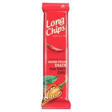 Long Chips édes chiliízű burgonyasnack thai módra, cukorral és édesítőszerrel 75 g